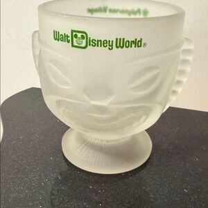 Vintage Disney Frosted Polynesian Village Tiki Mug